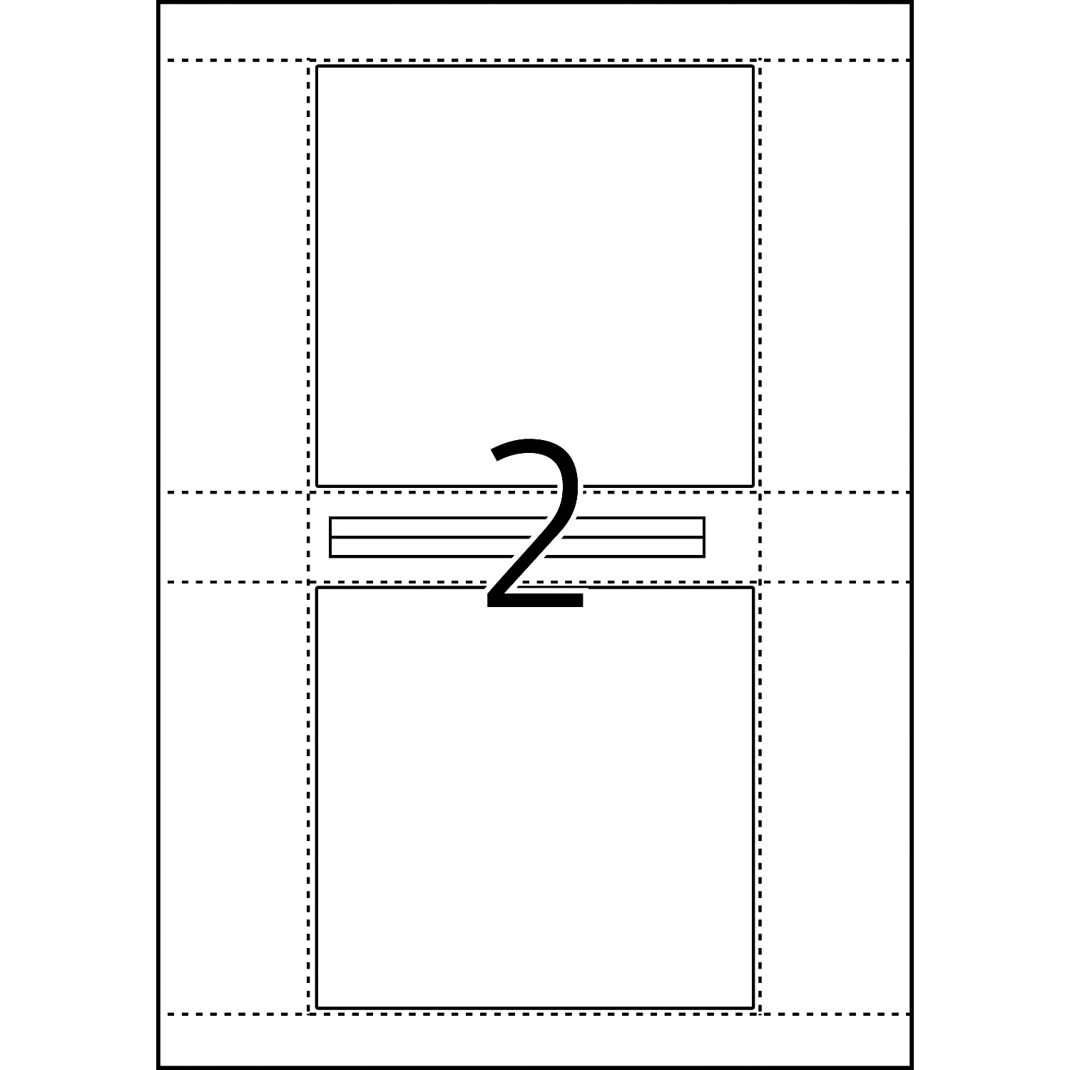 HERMA Etiketten, A4 - 121,5 x 117,5 mm, 25 Blatt, weiß, CD-Cover-Etiketten
