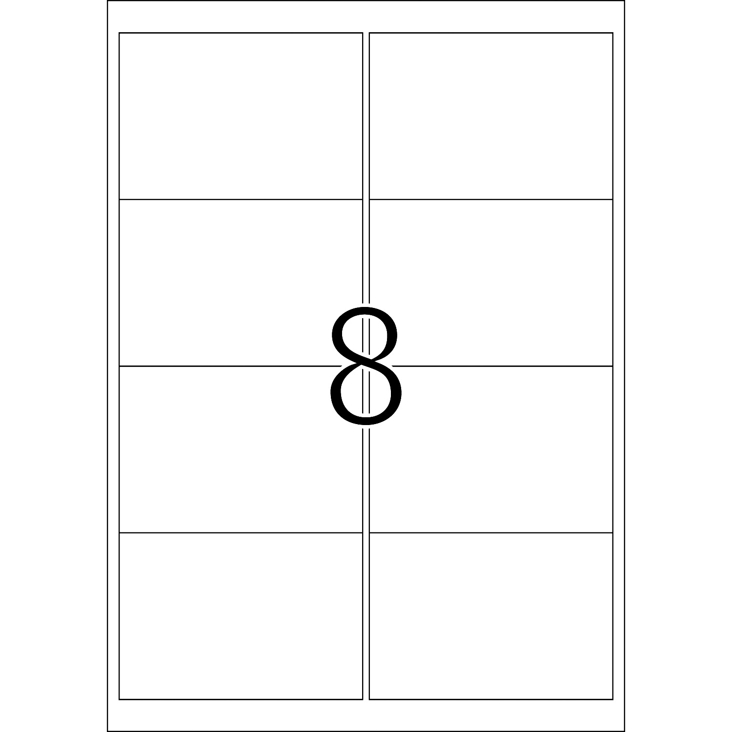 HERMA Etiketten, A4 - 99,1 x 67,7 mm, 25 Blatt, Polyesterfolie weiß matt, wetterfest