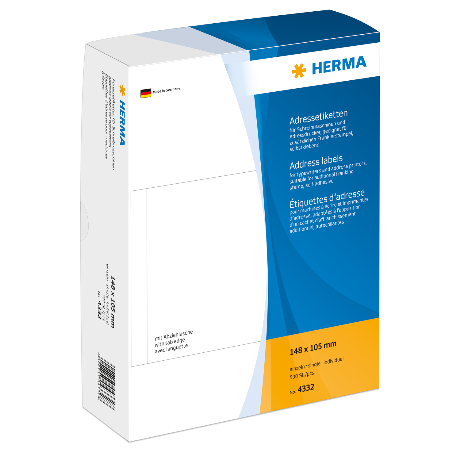 Adress-Etiketten 148 x 105 mm