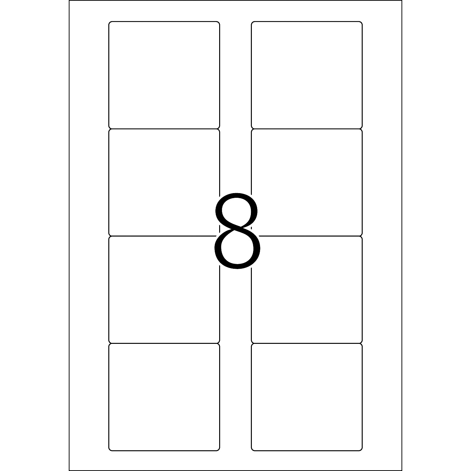 HERMA Etiketten, A4 - 70,0 x 67,7 mm, 25 Blatt, weiß, ZIP-Disketten-Etiketten