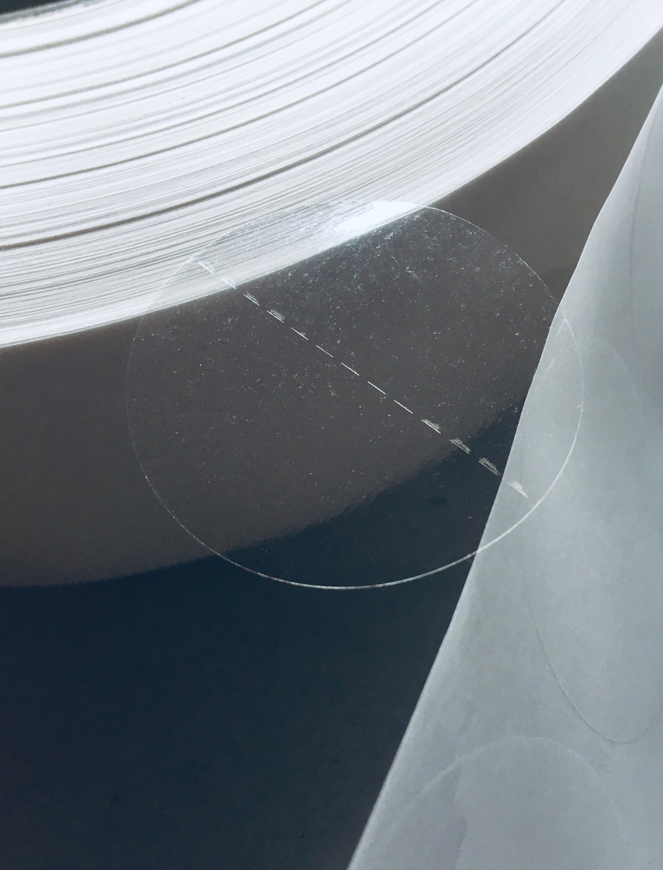 Haftpunkte einseitig klebend, 40 mm, mit Querperforation