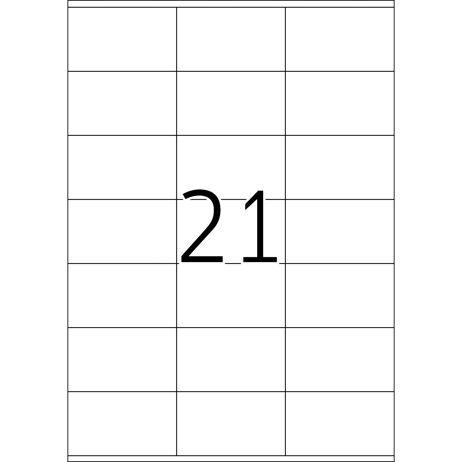 HERMA Etiketten, A4 - 70,0 x 42,0 mm, 100 Blatt, weiß
