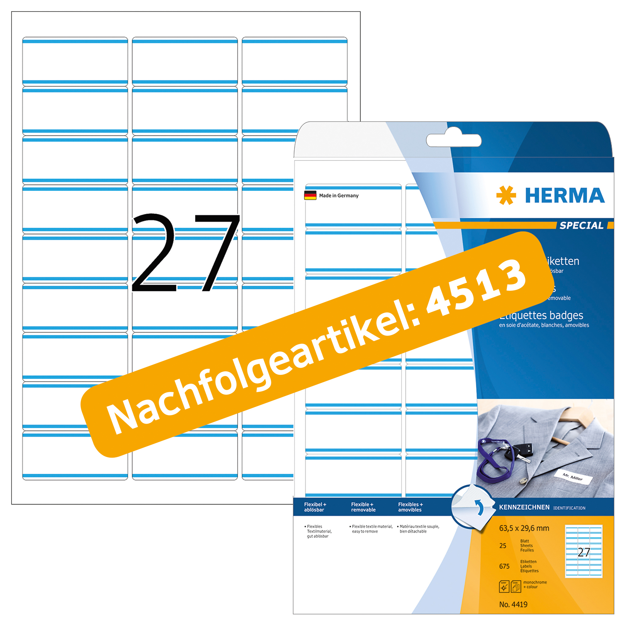 HERMA Special - Nachfolgeartikel 4513