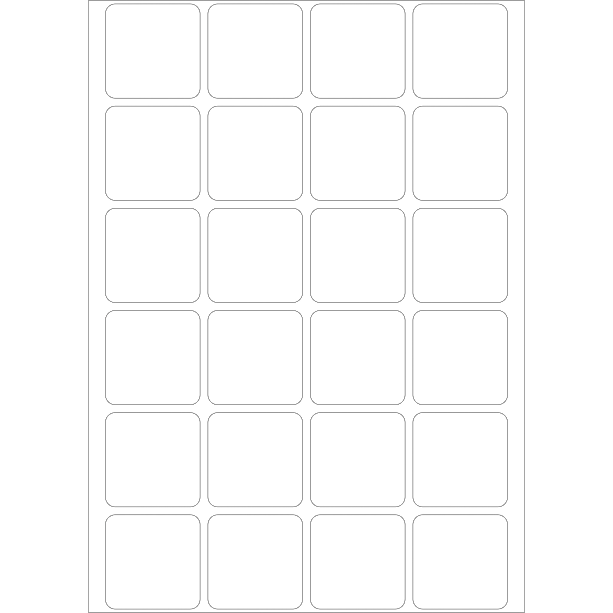 Herma Büropackung, weiß, 24 x 24  mm, permanent haftend