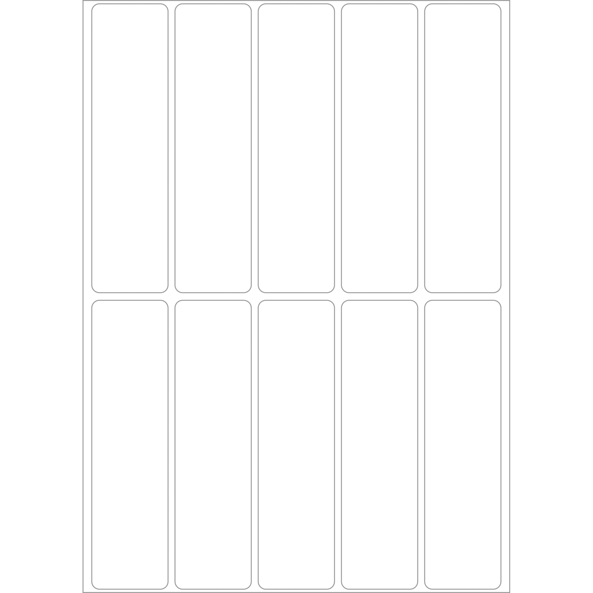 Herma Büropackung, weiß & farbig, 20 x 75 mm, permanent haftend