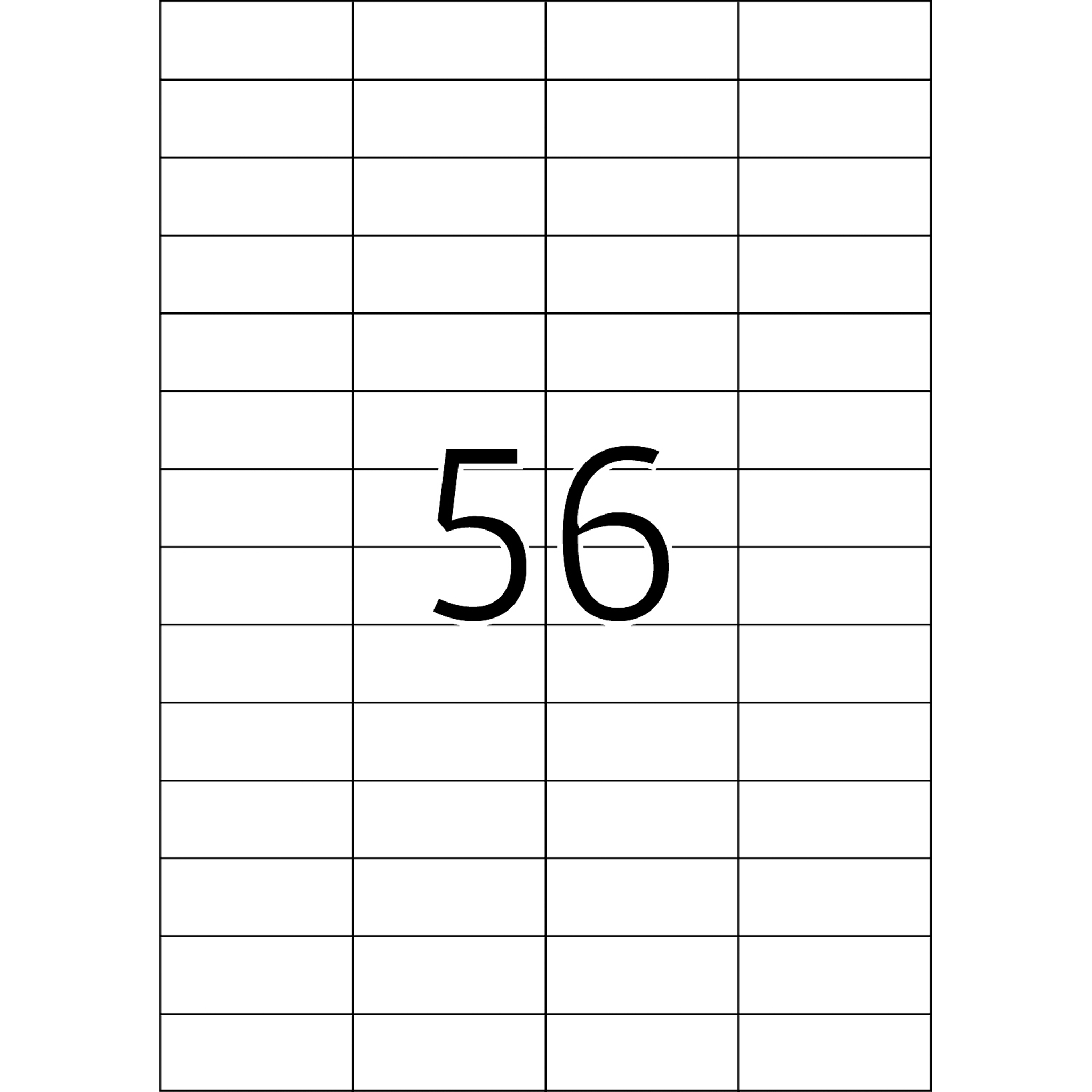 HERMA Etiketten, A4 - 105,0 x 42,3 mm, 25 Blatt, weiß, Movables ®, ablösbar
