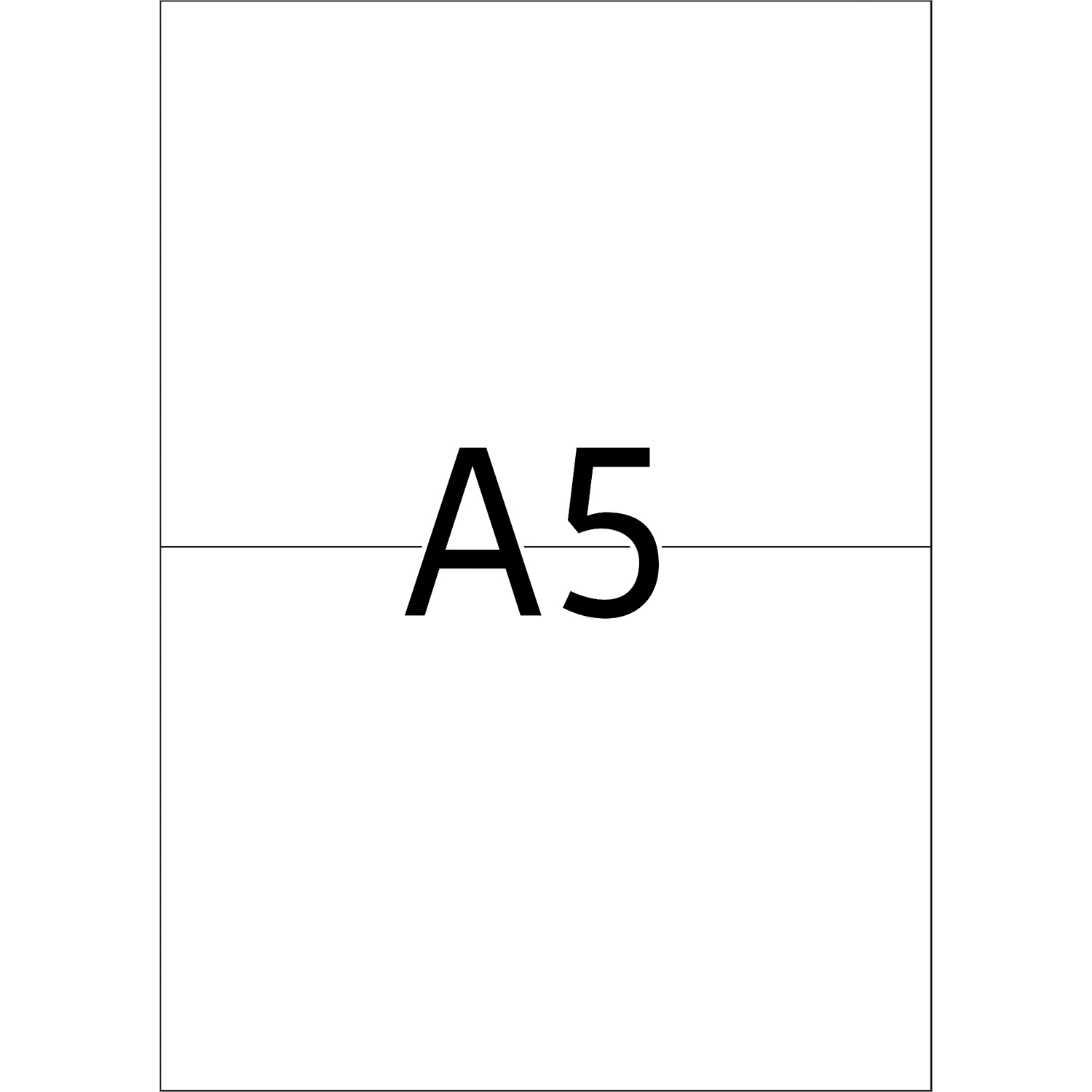 HERMA Etiketten, A5 - 148,0 x 105,0 mm, 400 Blatt, weiß