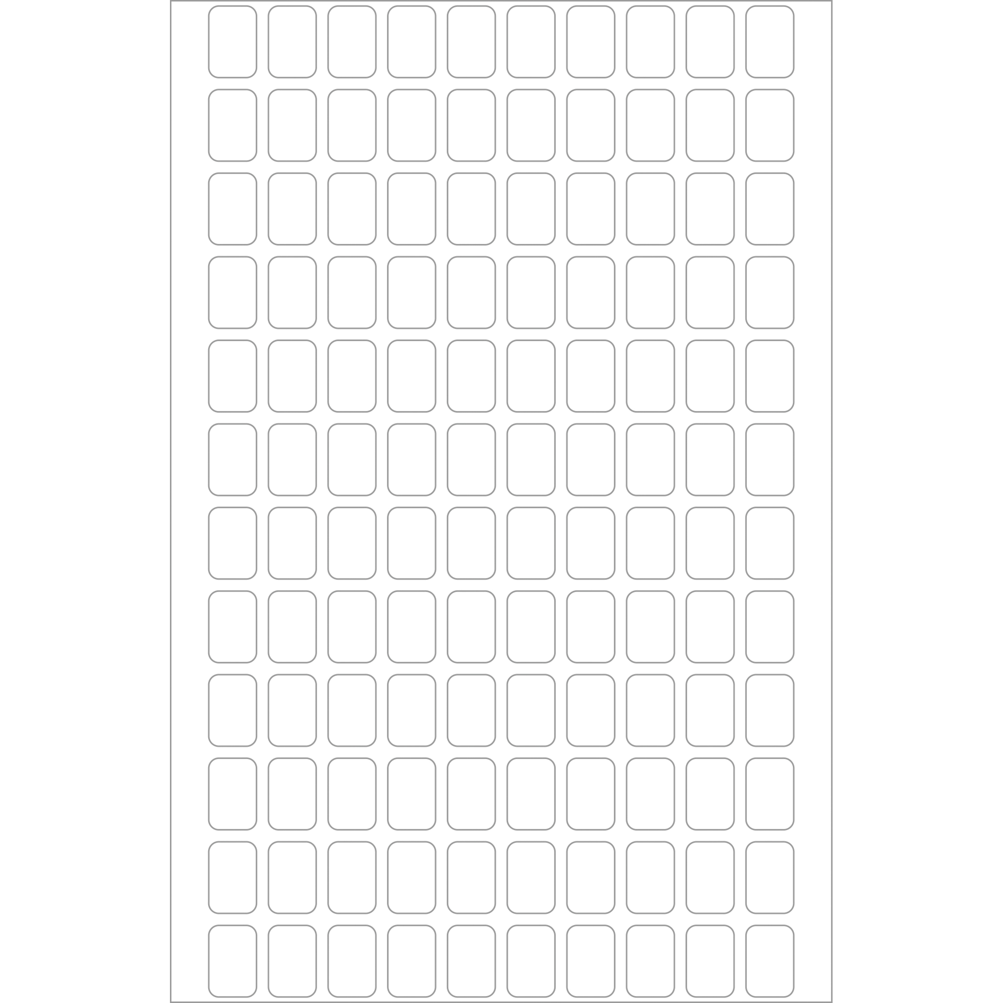 Herma Büropackung, weiß, 8 x 12 mm, Movables ®