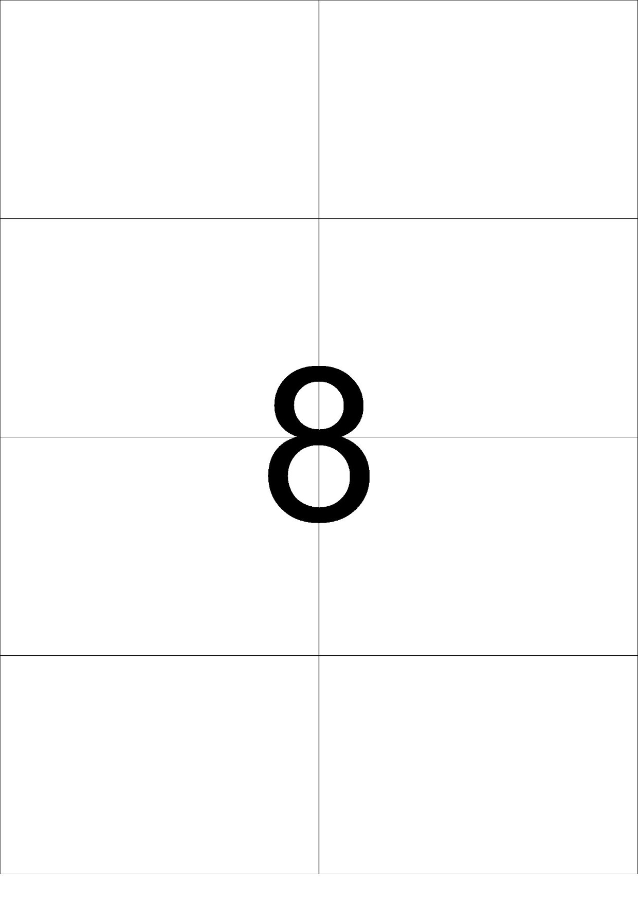 eza-print - A4,weiß - 105,0 x 74,25 mm,  100 Blatt