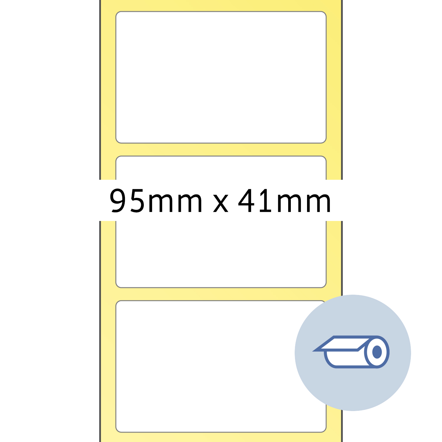HERMA Rollen-Etiketten, Thermotransfer, 95 x 41 mm, weiß seidenmatt