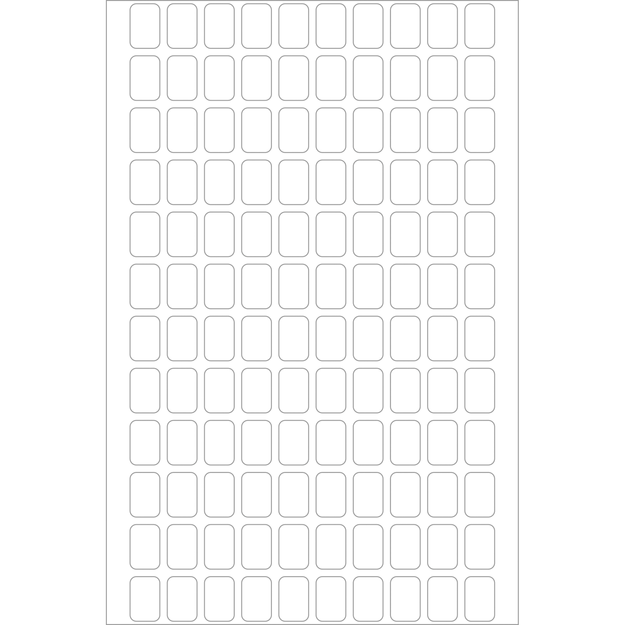 Herma Büropackung, weiß, 8 x 12 mm, permanent haftend