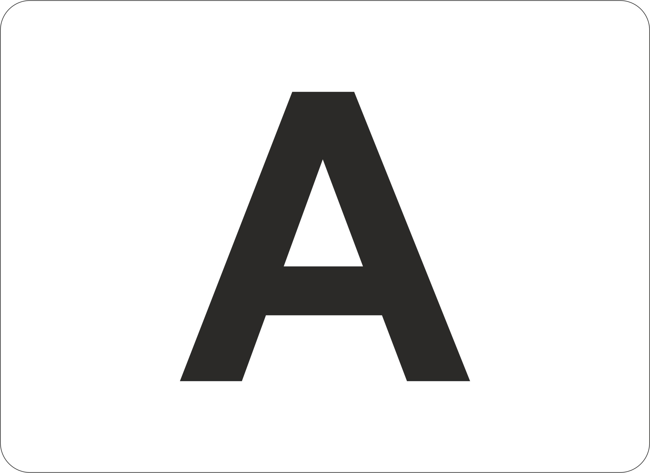 Haftetiketten, Buchstaben von A-Z, 22x16 mm