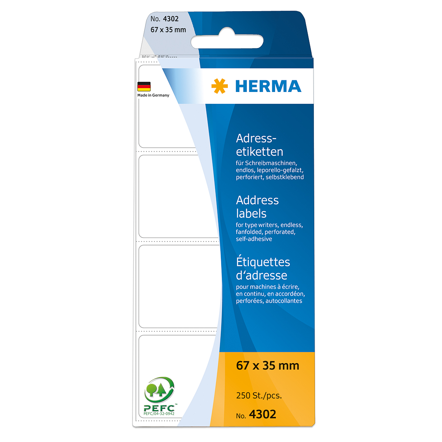 Adress-Etiketten 67 x 35 mm
