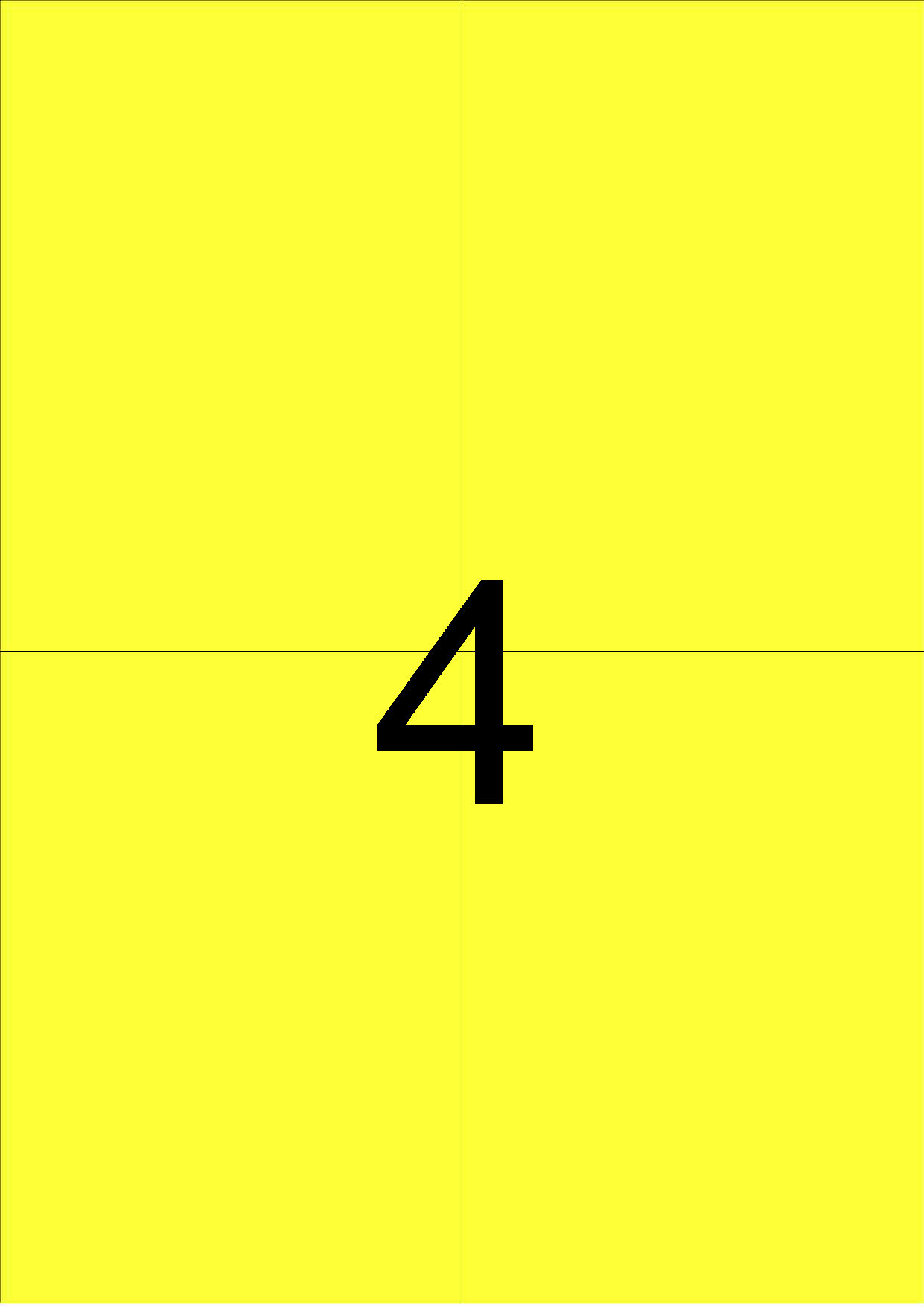 eza-print - A4, farbig - 105,0 x 148,5 mm, 100 Blatt