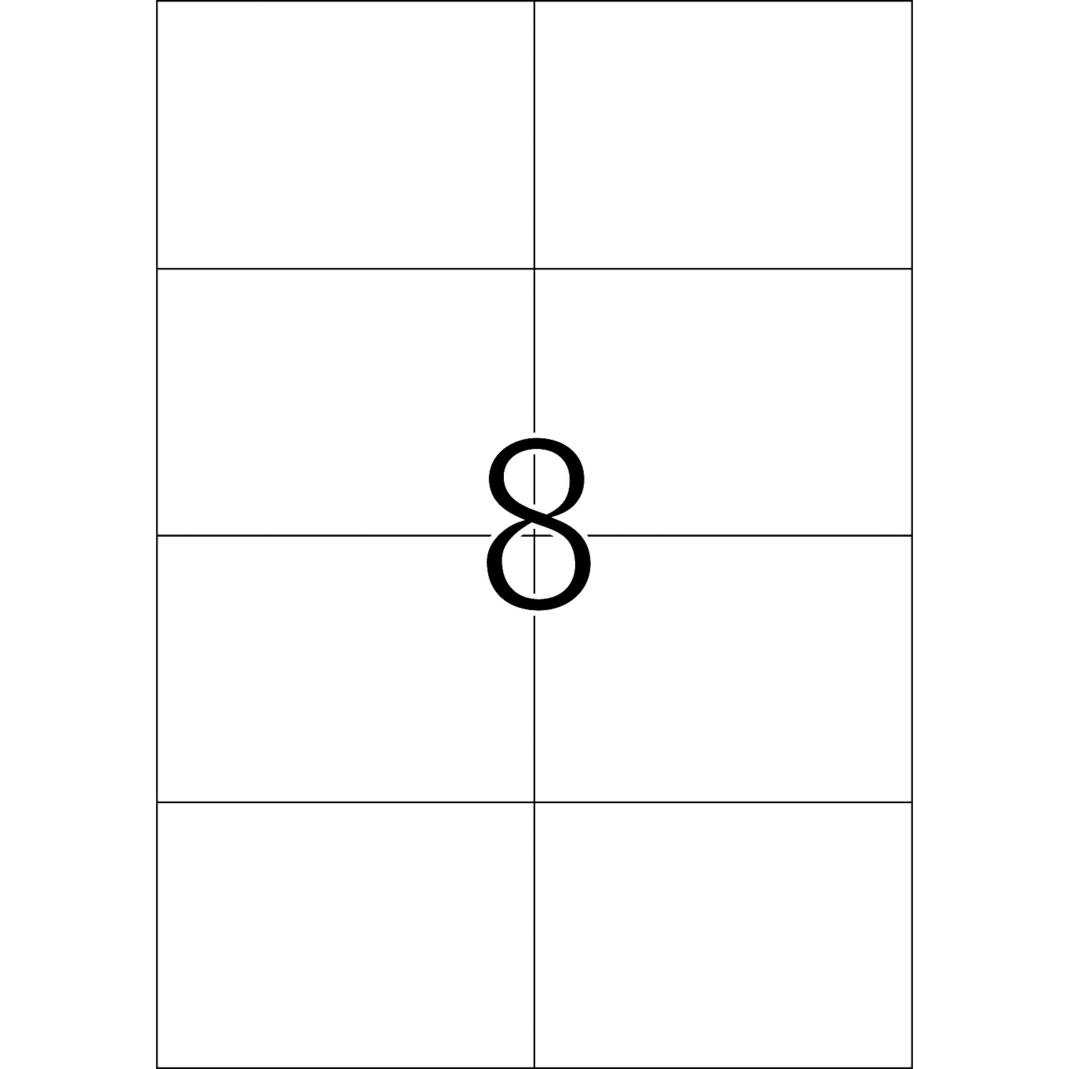 HERMA Etiketten, A4 - 105,0 x 74,0 mm, 100 Blatt, weiß