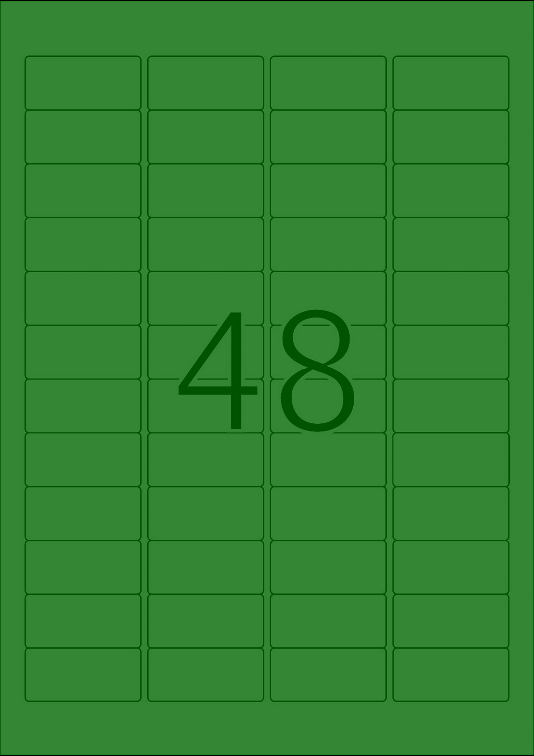 HERMA Etiketten, A4 - 45,7 x 21,2 mm, 20 Blatt, farbig