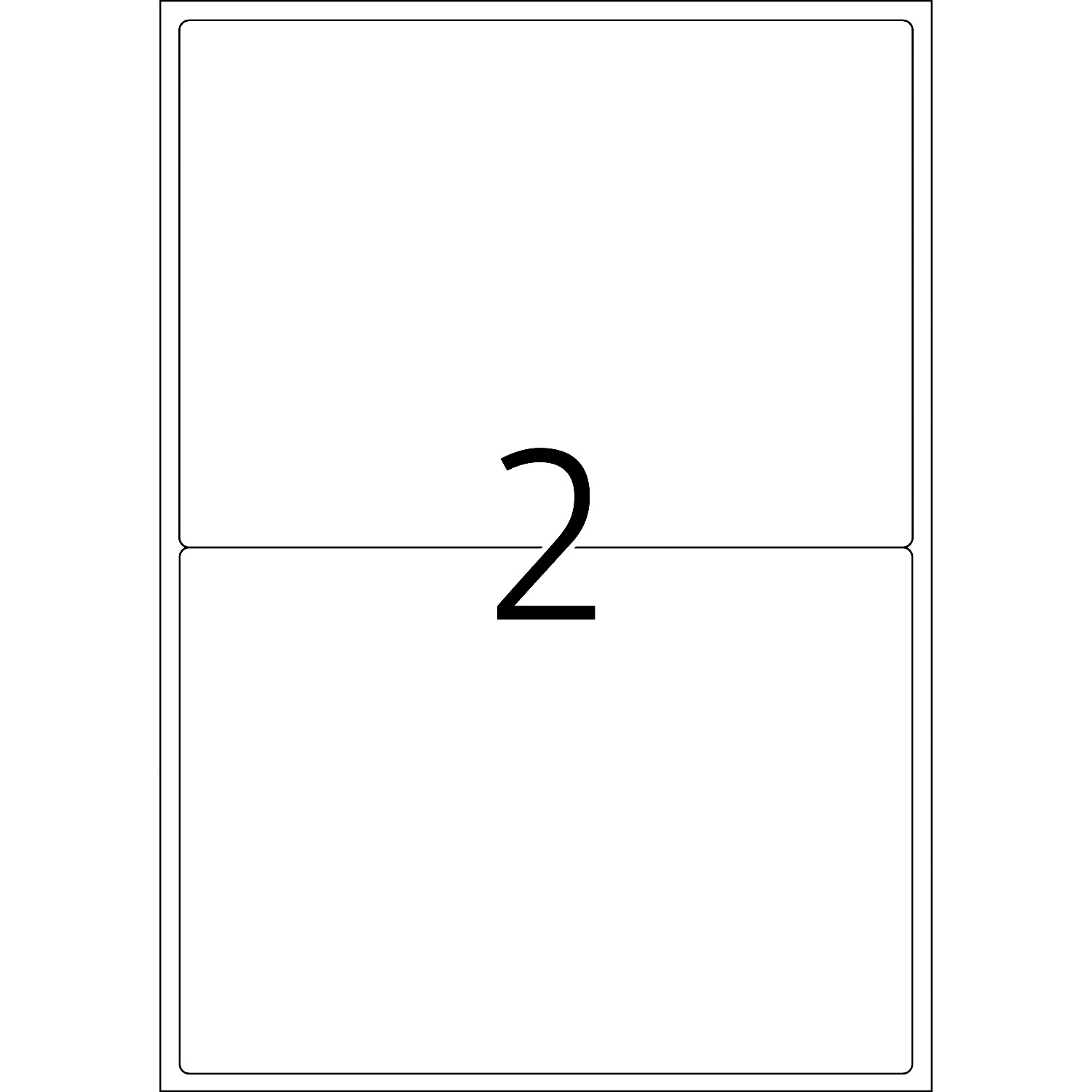 HERMA Etiketten, A4 - 199,6 x 143,5 mm, 25 Blatt, weiß, Movables ®, ablösbar