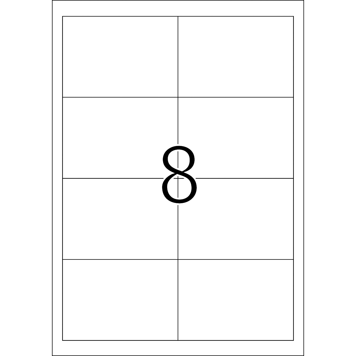 HERMA Etiketten, A4  97,0 x 67,7 mm, 200 Blatt, weiß