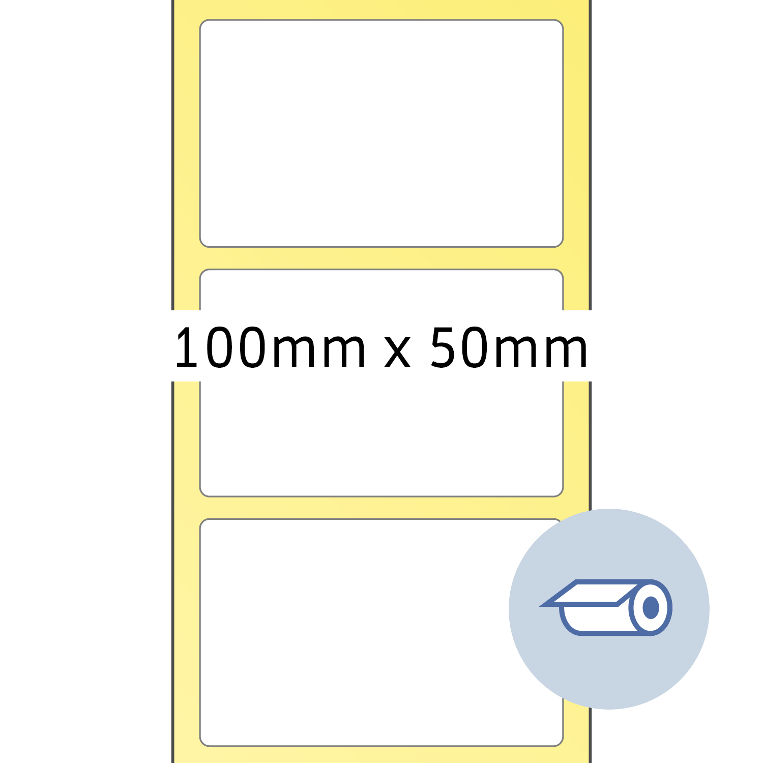 HERMA Rollen-Etiketten, Thermotransfer, 100 x 50 mm, weiß seidenmatt