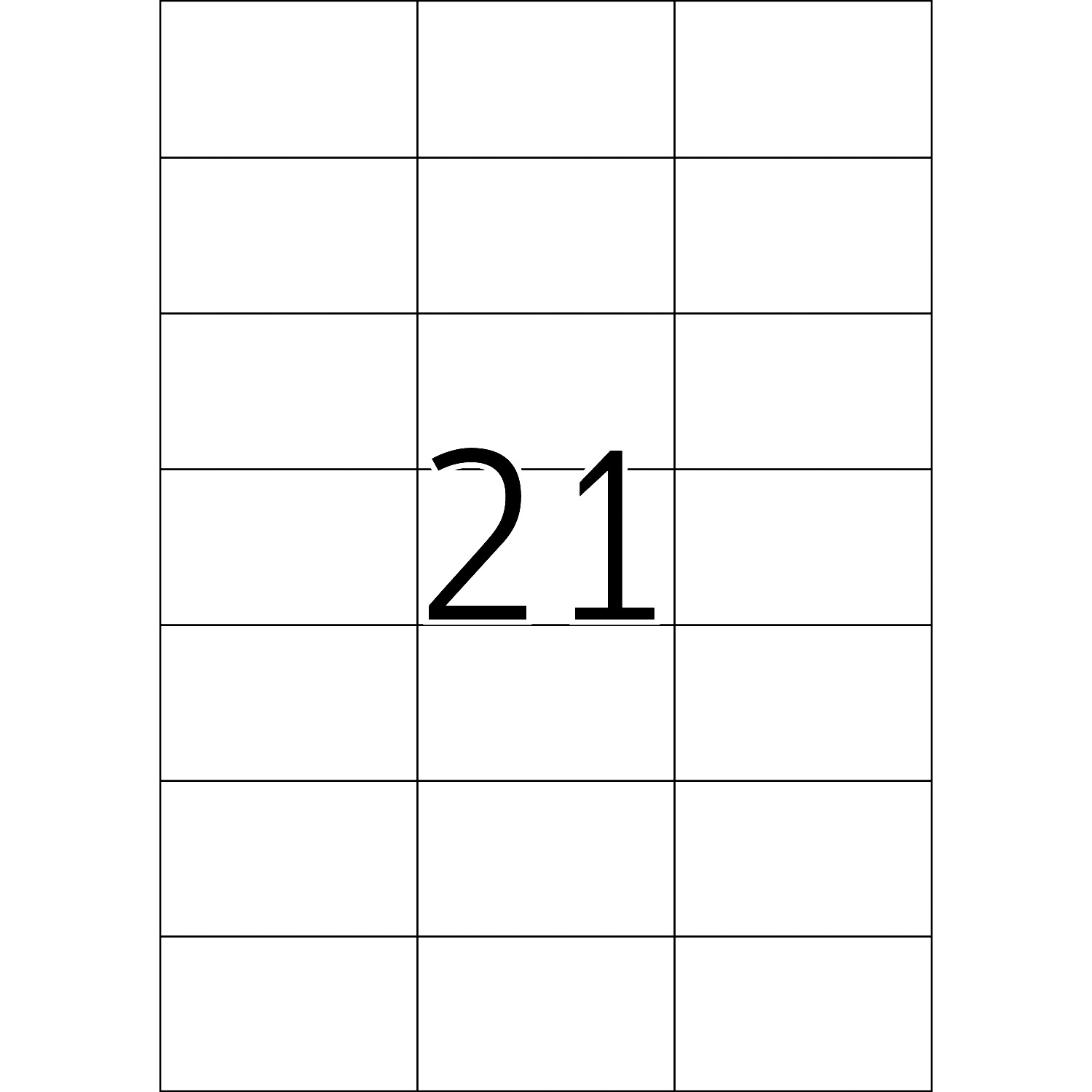 HERMA Etiketten, A4 - 70,0 x 42,3 mm, 100 Blatt, weiß