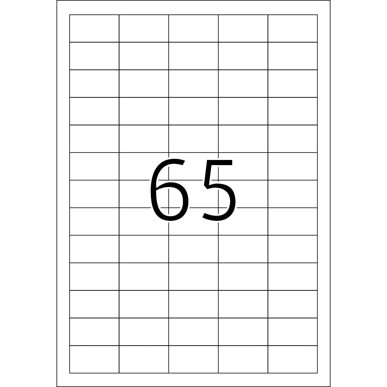 HERMA Special Inkjet, A4 - 38,1 x 21,2 mm, weiß