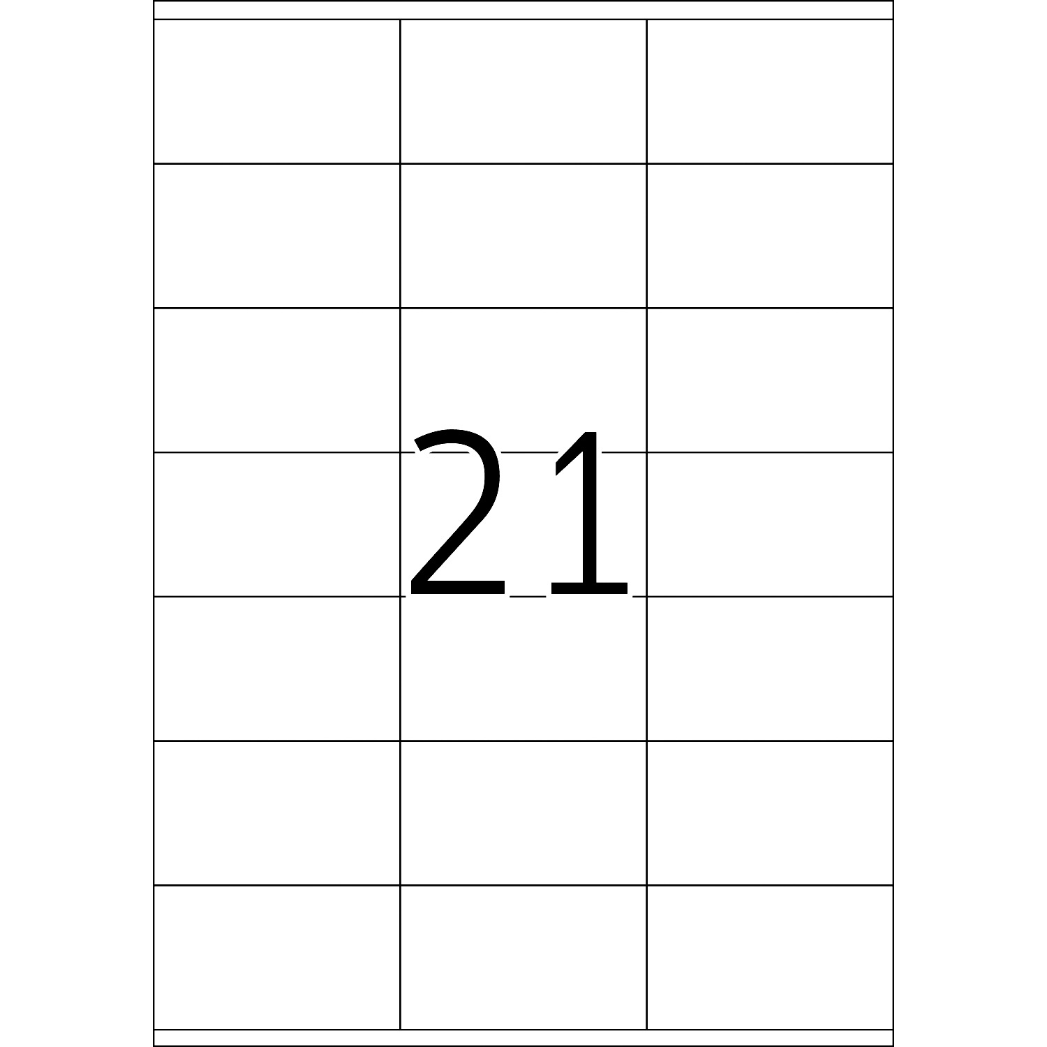 HERMA Etiketten, A4 - 70,0 x 41,0 mm, 100 Blatt, weiß