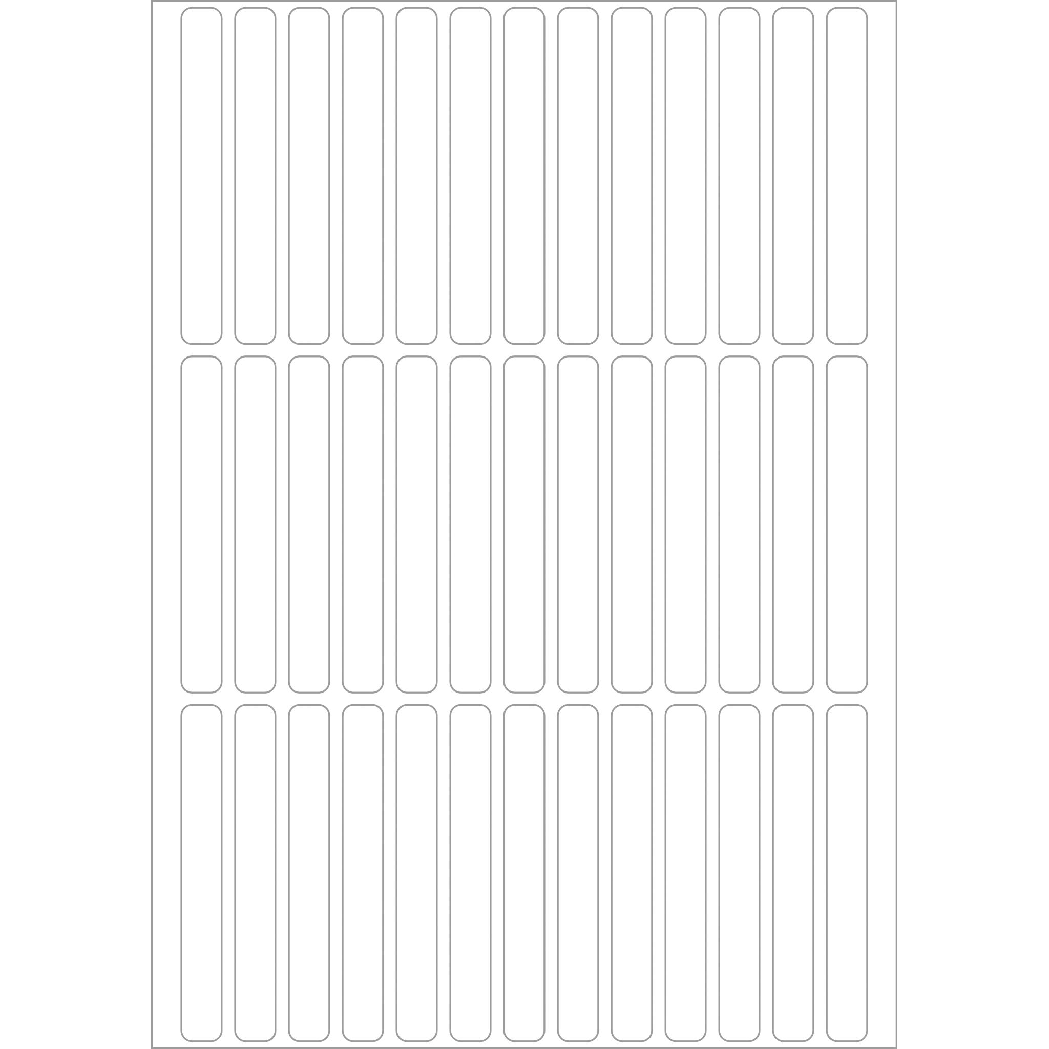 Herma Büropackung, weiß, 6 x 50 mm, permanent haftend