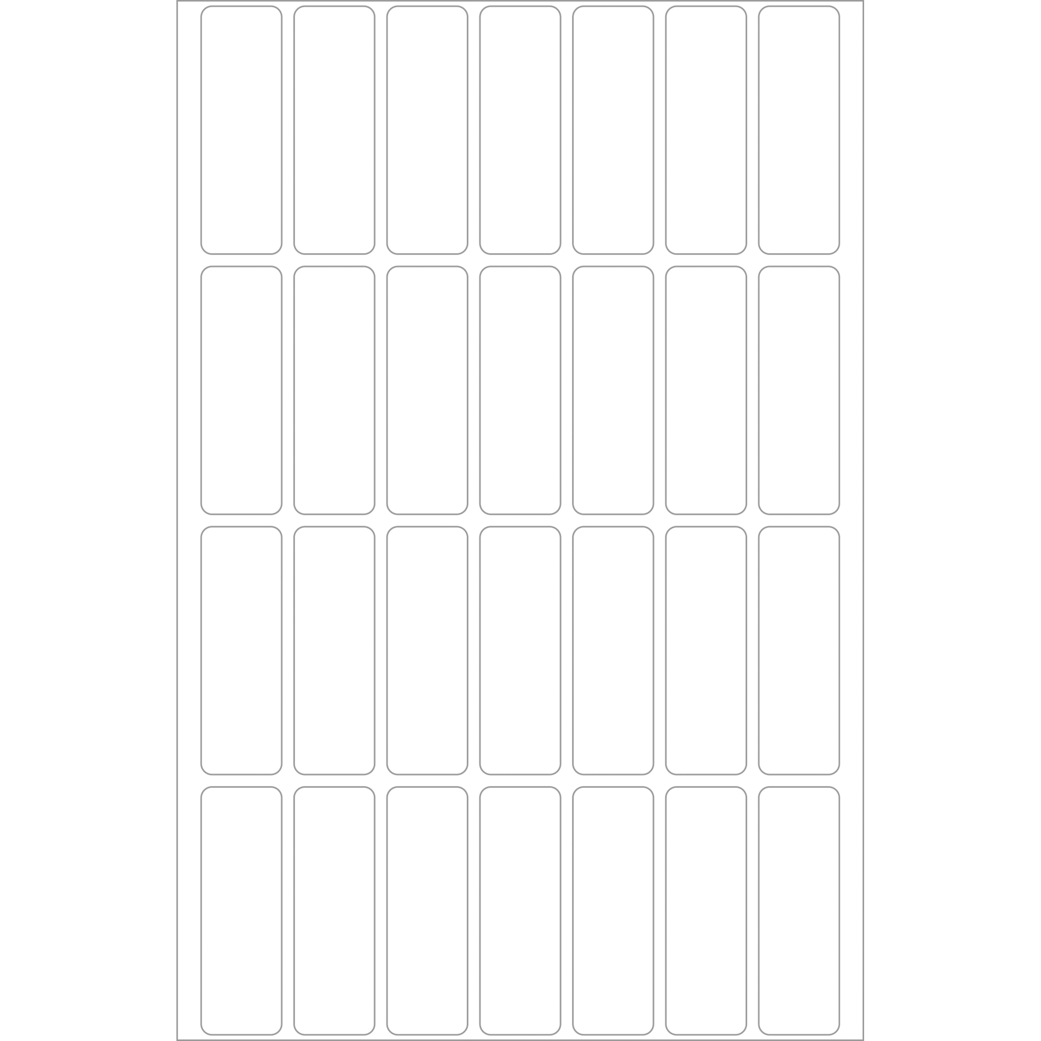 Herma Büropackung, weiß, 13 x 40 mm, Movables ®