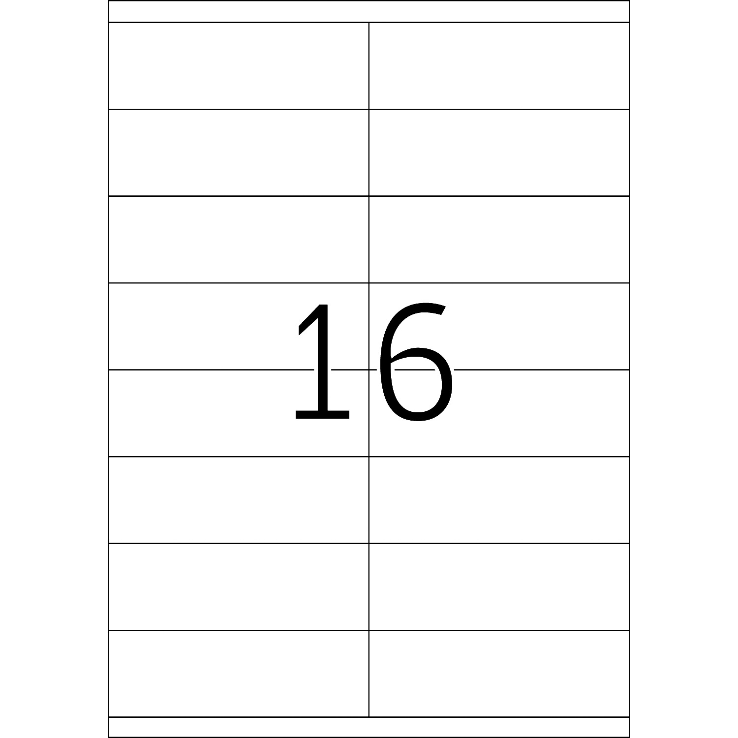 HERMA Etiketten, A4 - 105,0 x 35,0 mm, 100 Blatt, weiß