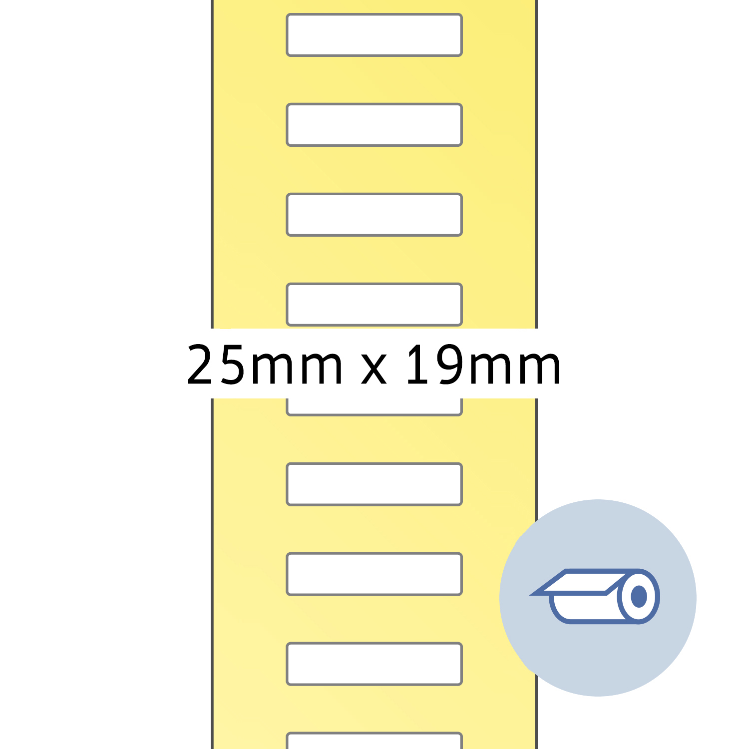 HERMA Rollen-Etiketten, Thermotransfer, 25 x 19 mm, weiß seidenmatt
