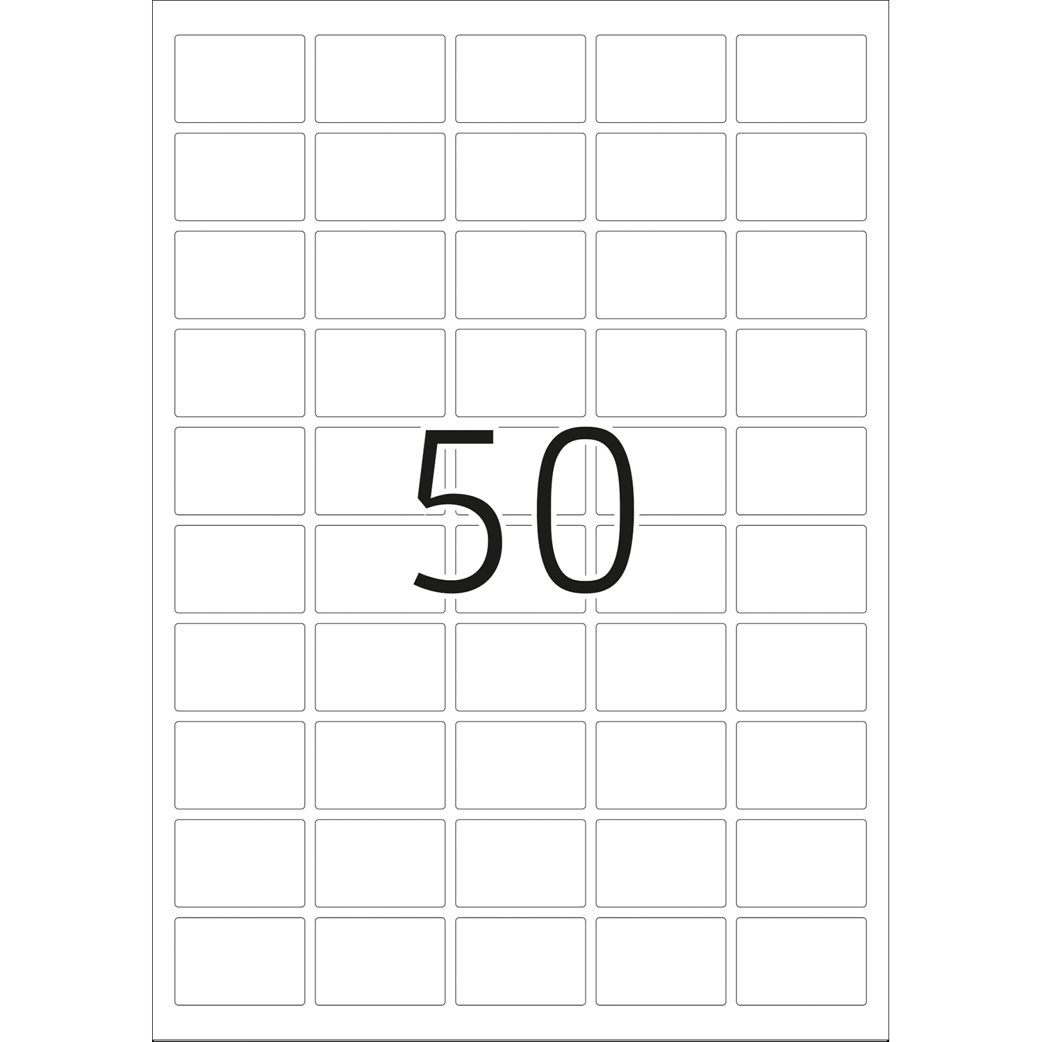HERMA Etiketten, A4 - 37,0 x 25,0 mm, Polyesterfolie weiß matt, wetterfest, seewasserfest