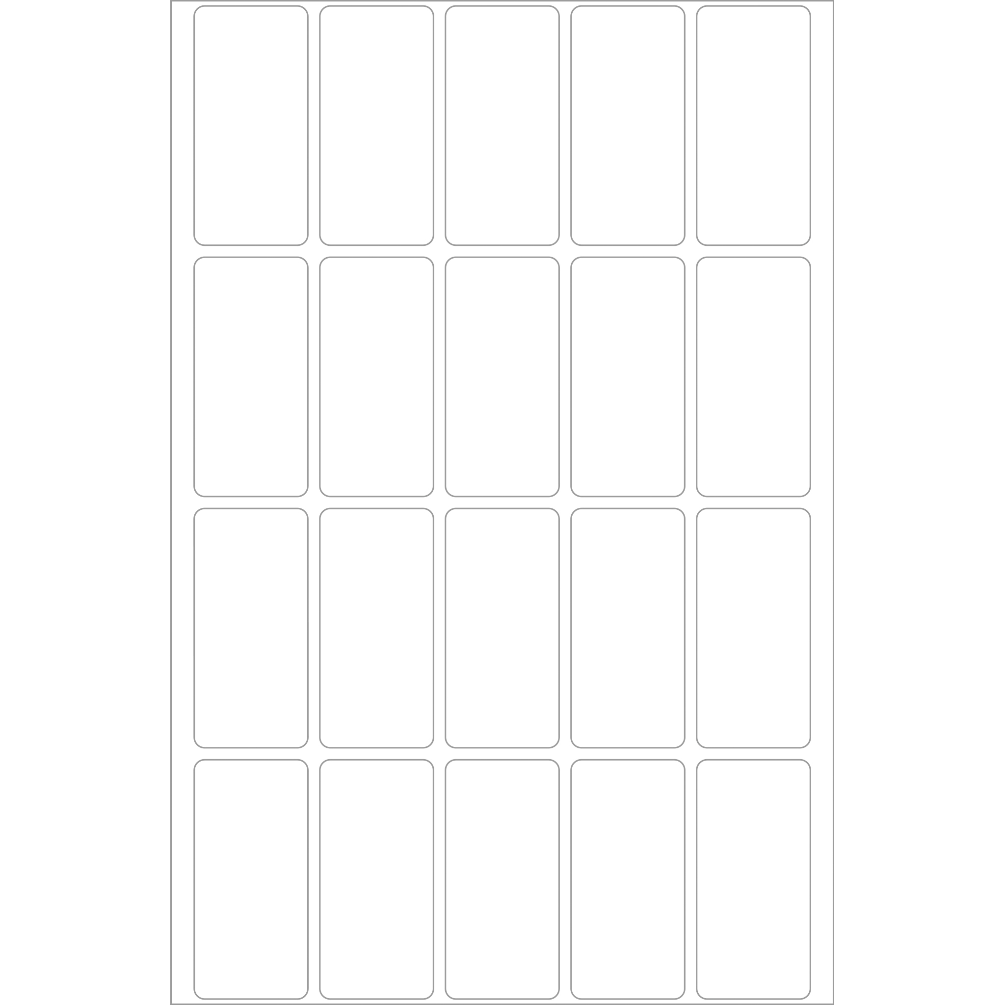 Herma Büropackung, weiß, 19 x 40 mm, permanent haftend
