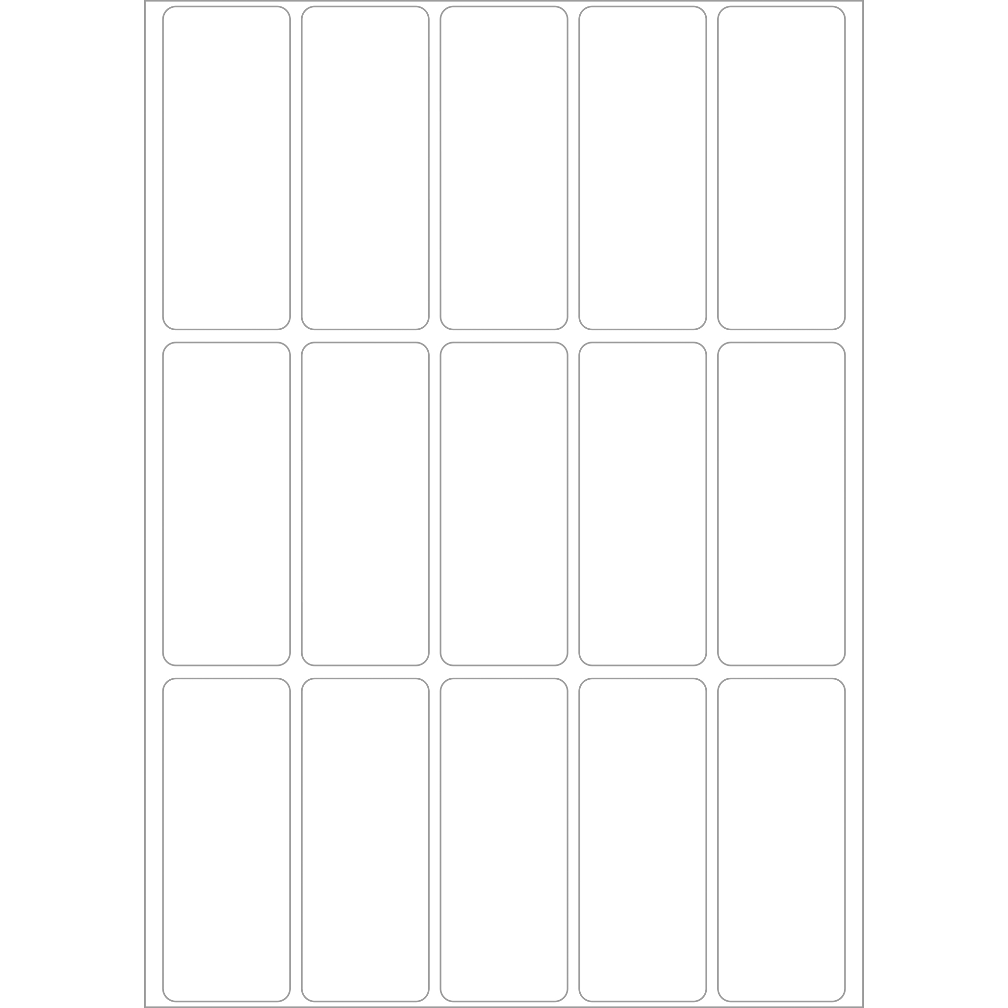 Herma Büropackung, weiß, 20 x 50 mm, Movables ®