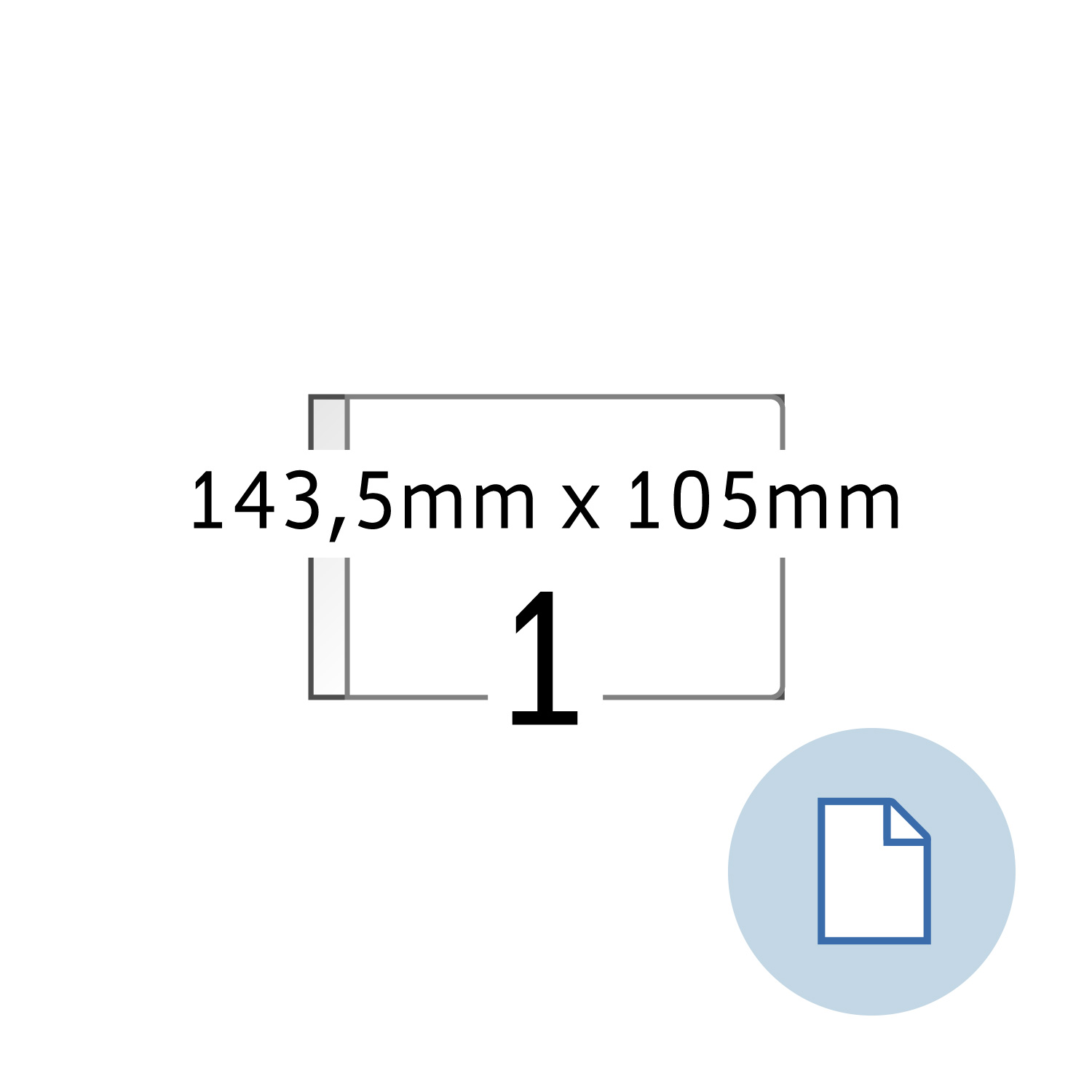 Data-Print, Etiketten, A4 weiss, 143,5 x 105, DIN A6