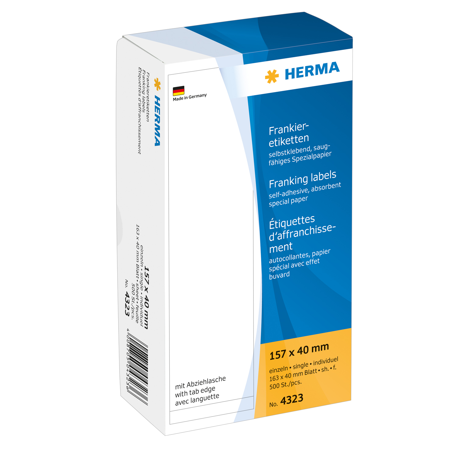Frankier-Etiketten 157 x 40 mm