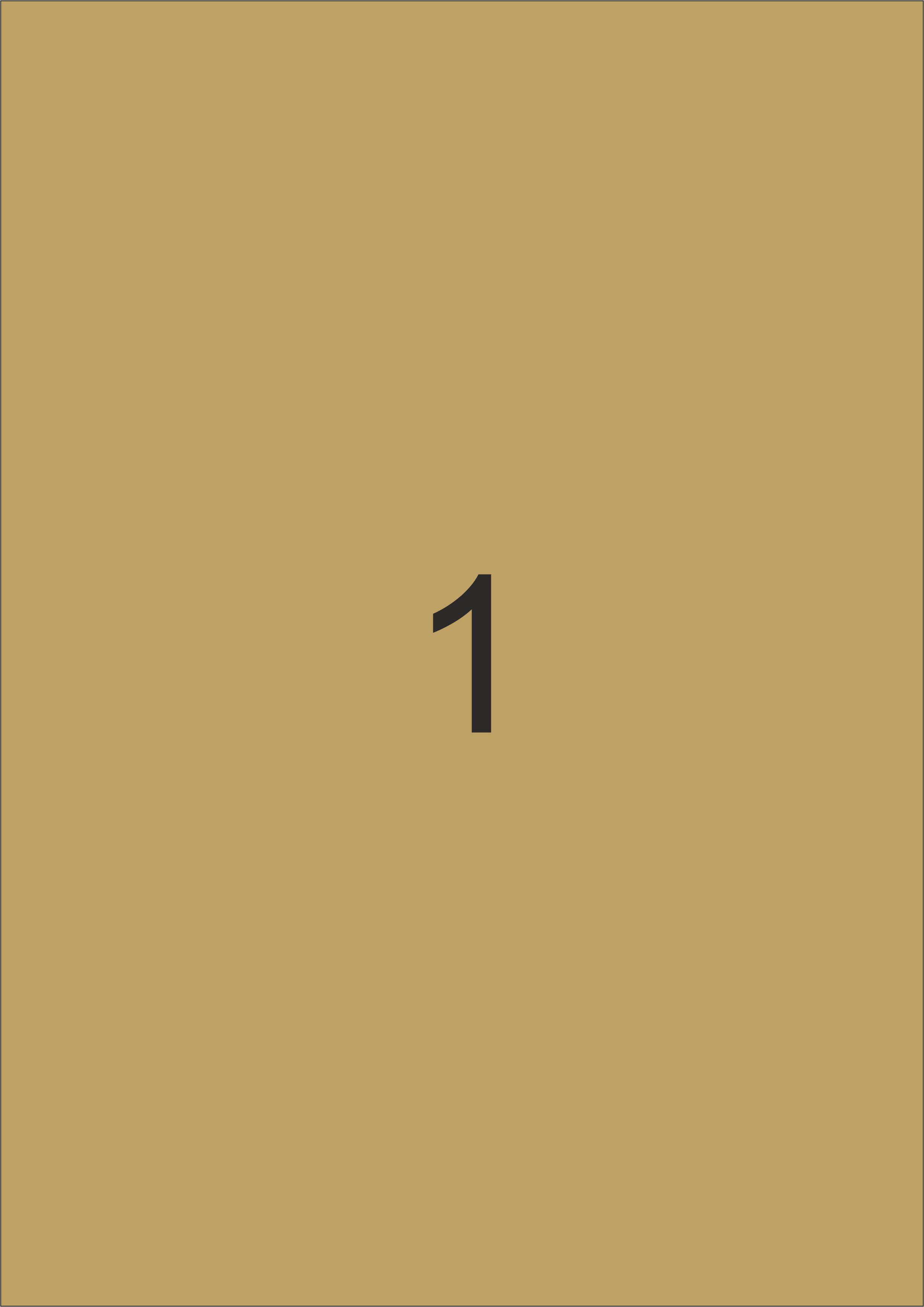 HERMA Etiketten, A4 - 210,0 x 297,0 mm, gold, Polyesterfolie glänzend