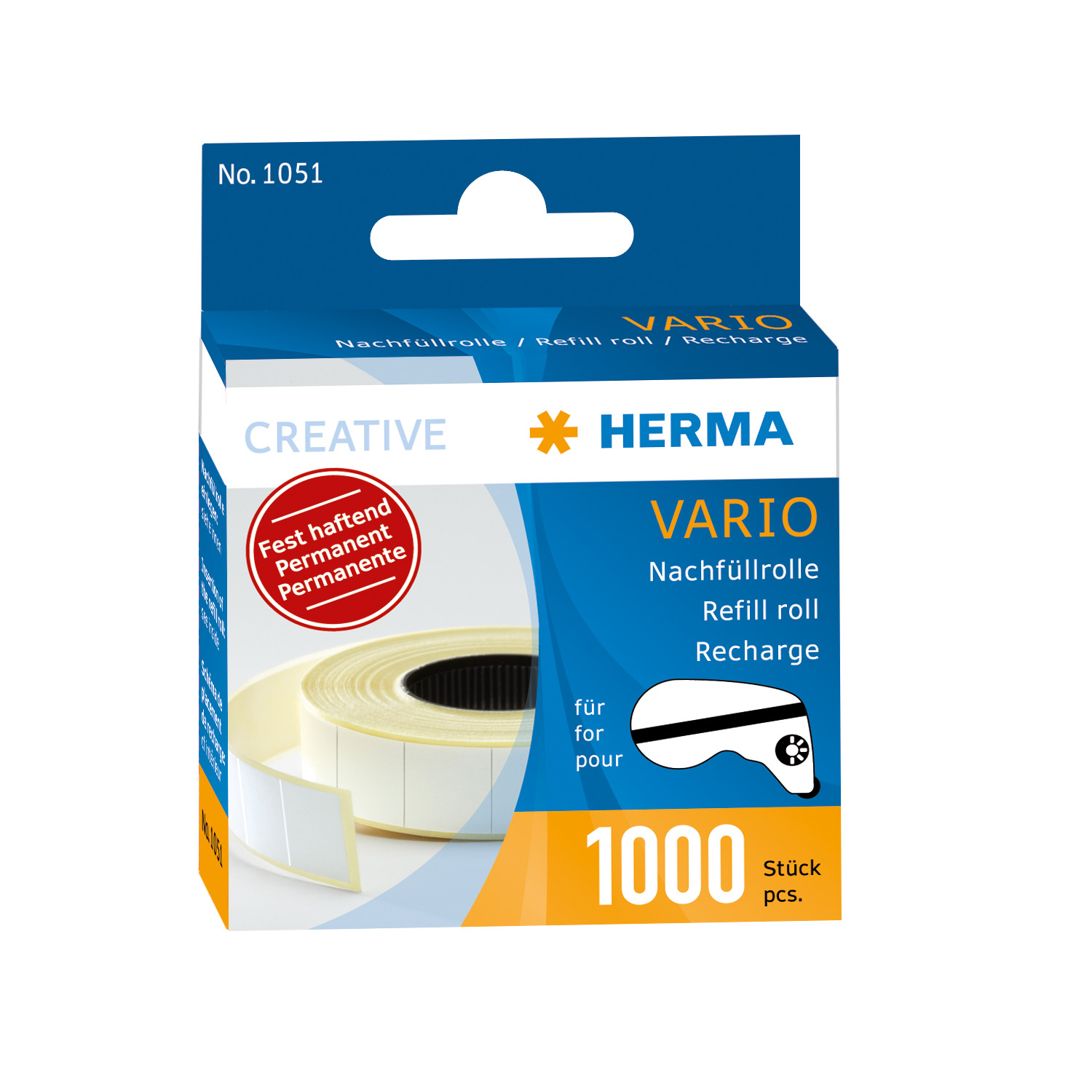Vario Nachfüllrolle, fest haftend