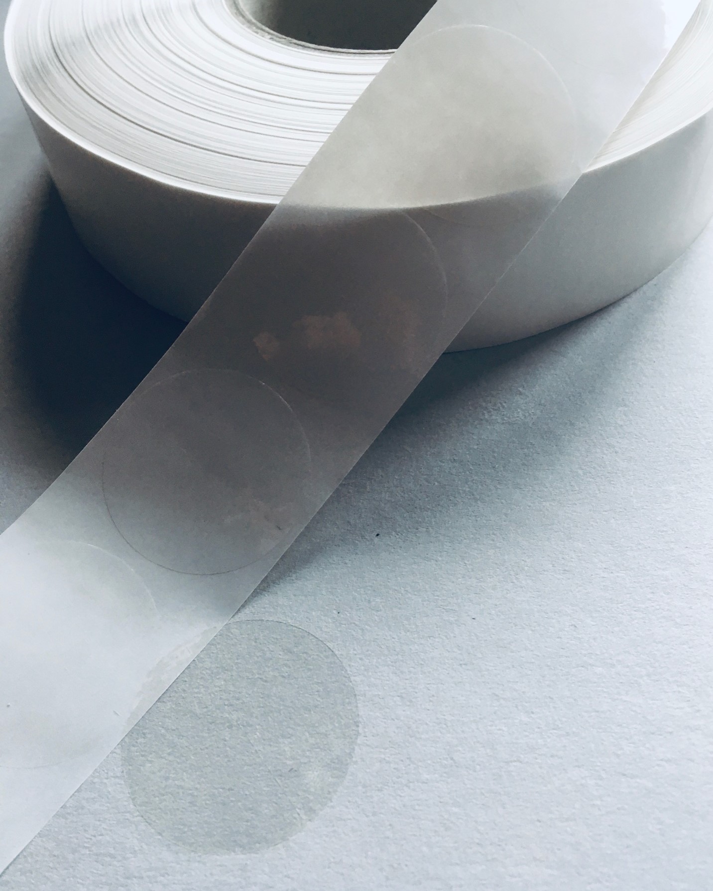 Haftpunkte einseitig klebend, 40 mm, mit Querperforation