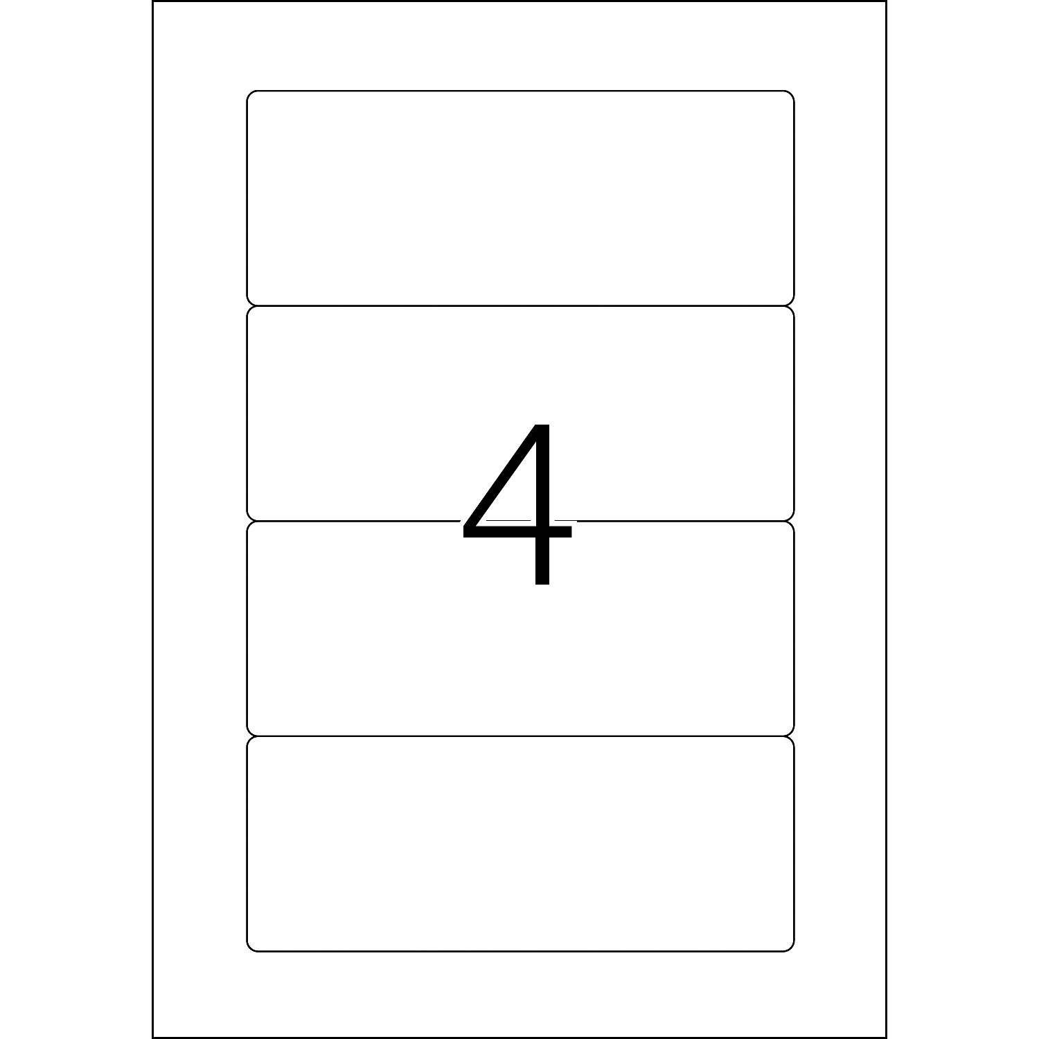 HERMA Etiketten, A4 - 157,0 x 61,0 mm, kurze Ordnerrücken, breit, weiß
