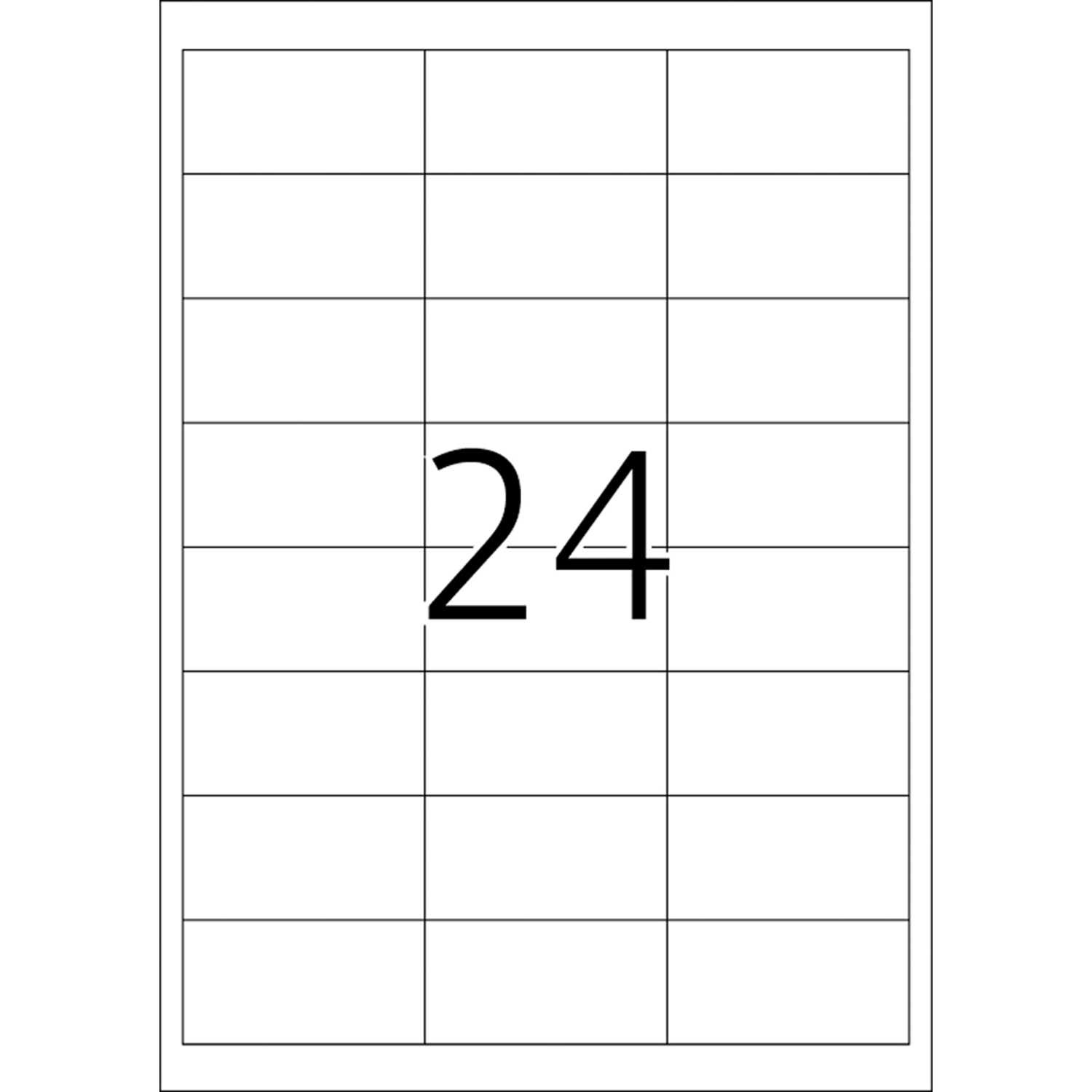HERMA Etiketten, A4 - 66,0 x 33,8 mm, 10 Blatt, weiß