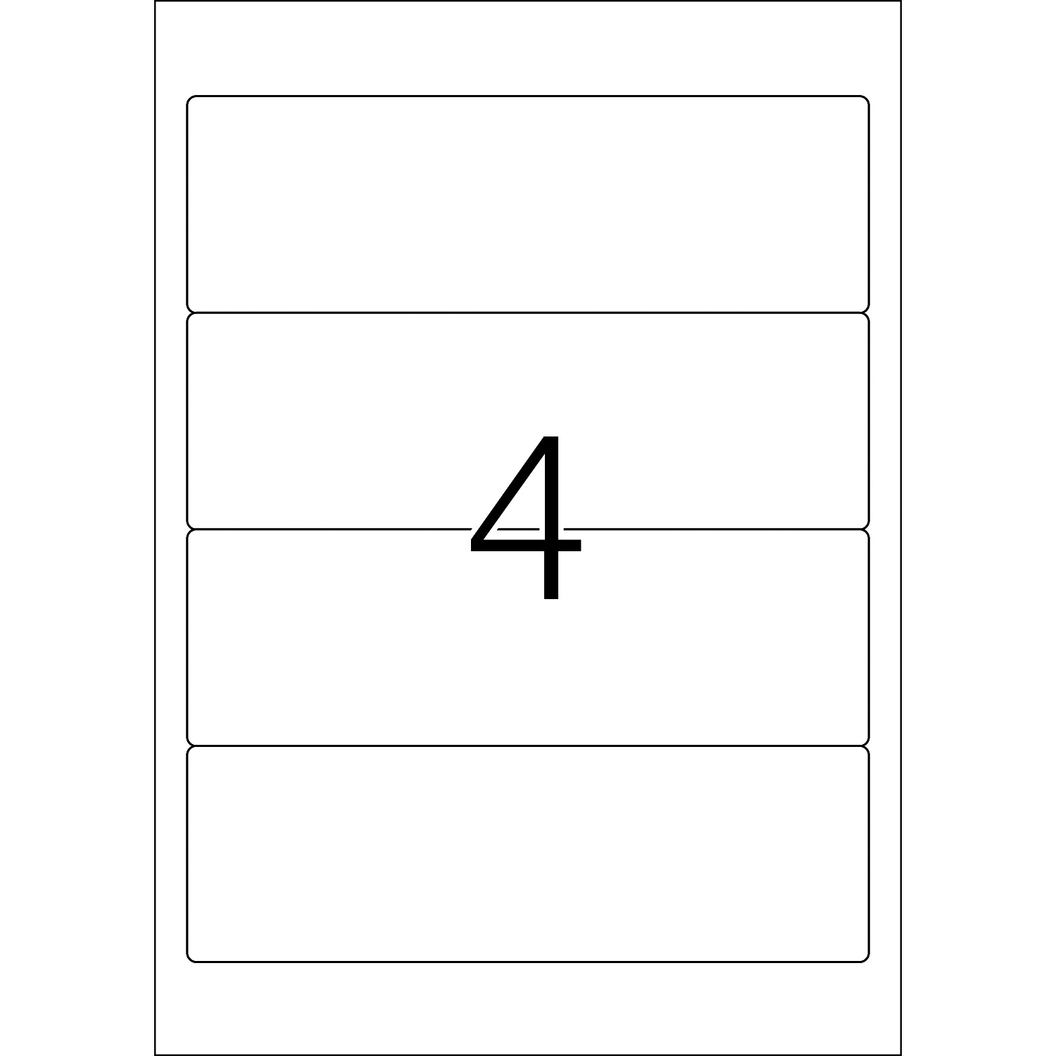 HERMA Etiketten, A4 - 192,0 x 61,0 mm, kurze Ordnerrücken, breit, weiß, Movables ®, ablösbar