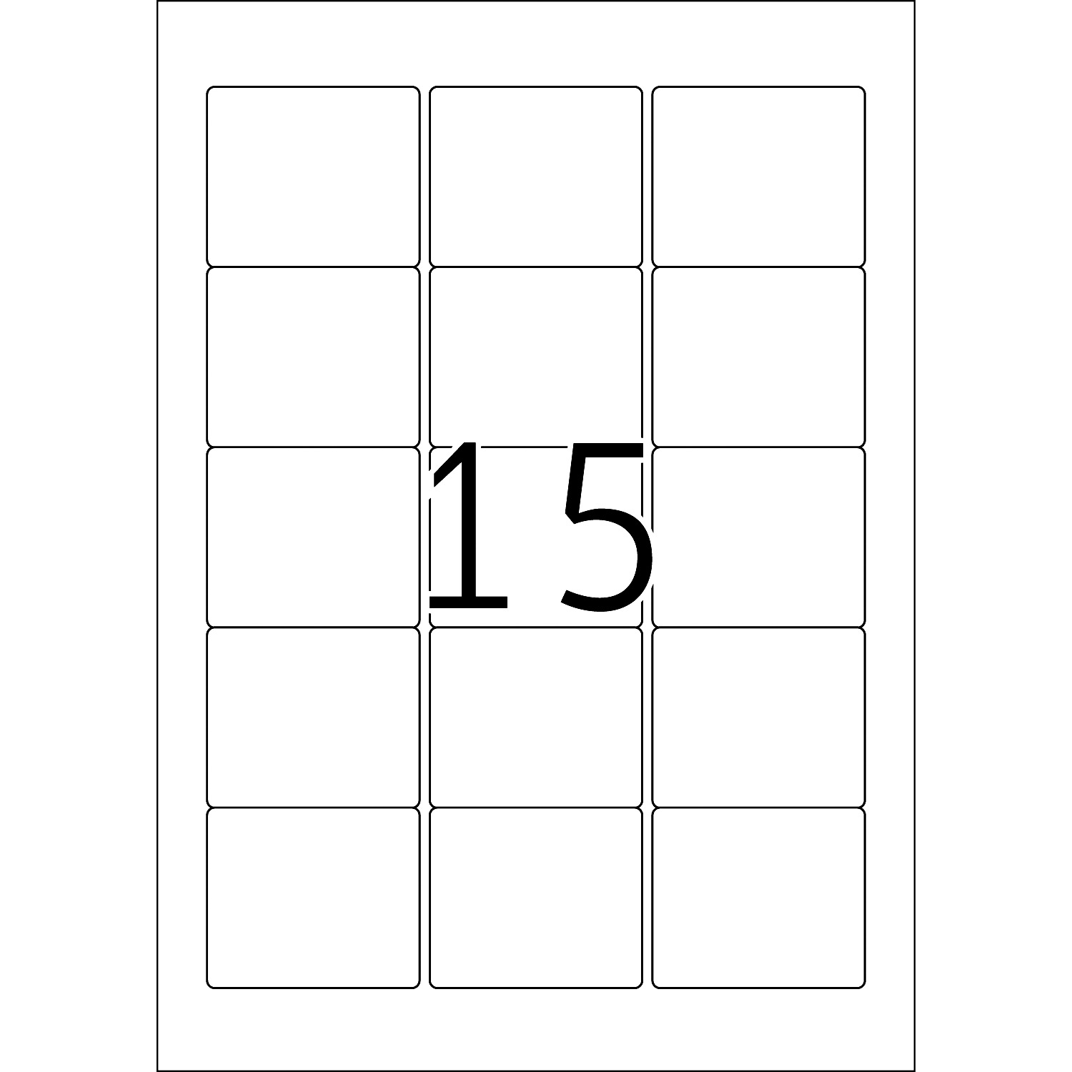HERMA Etiketten, A4 - 59,0 x 50,0 mm, 25 Blatt, weiß, ZIP-Disketten-Etiketten